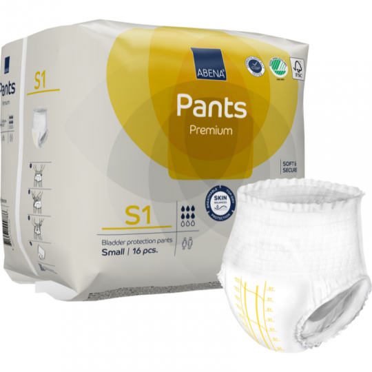 Ropa Interior Absorbente ABENA Pants Premium S1 - Protección Incontine
