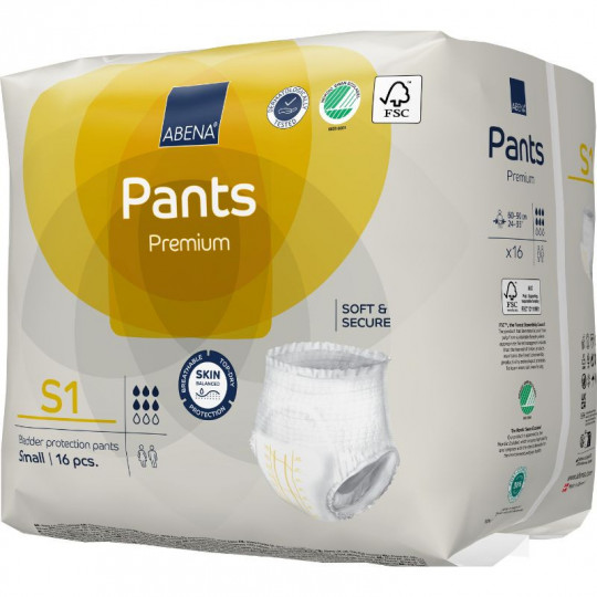 Ropa Interior Absorbente ABENA Pants Premium S1 - Protección Incontine