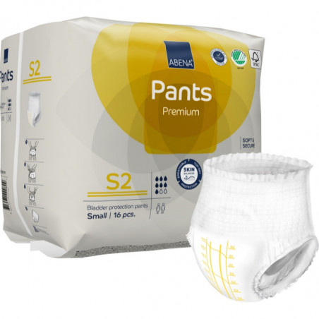 Abena Pants Premium S2 - Culotte Assorbente, 1800 ml