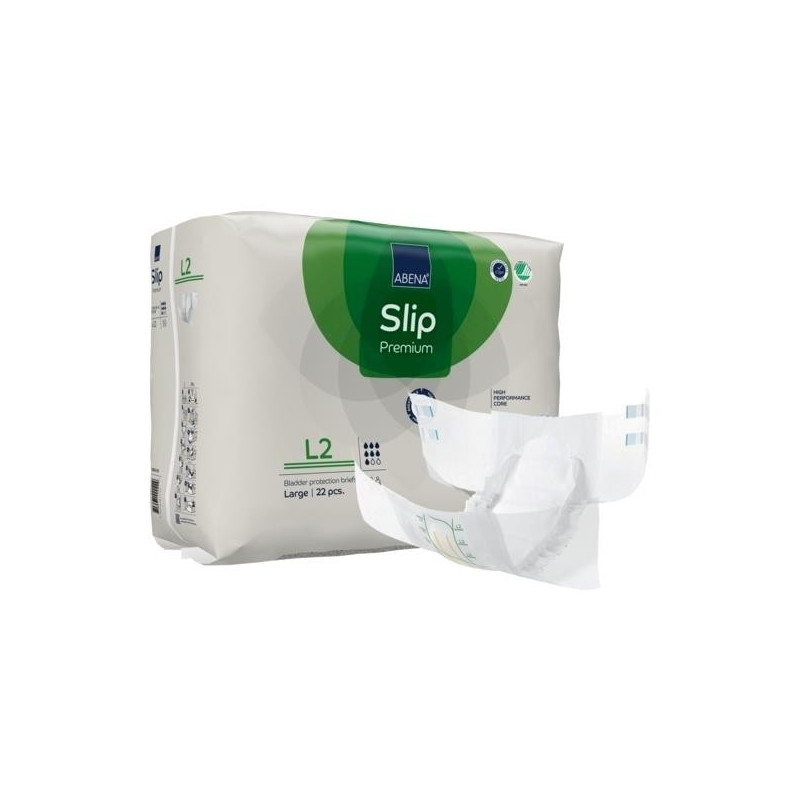 ABENA Slip Premium L2 - Paquet de 22 protections de jour.