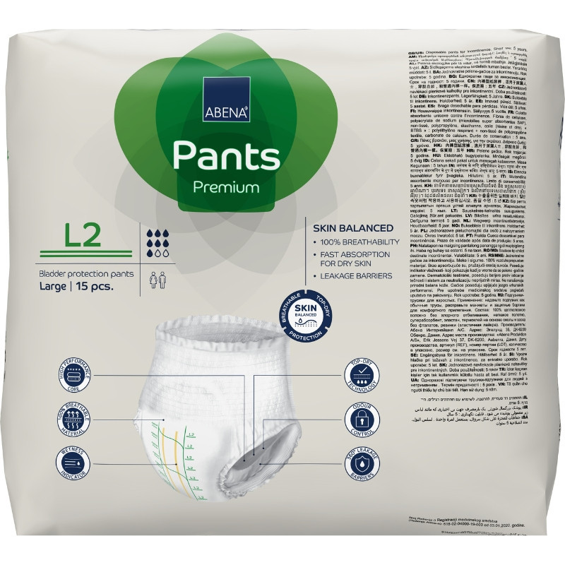 Mutande Assorbenti ABENA Pants Premium L2 - Comfort e Protezione