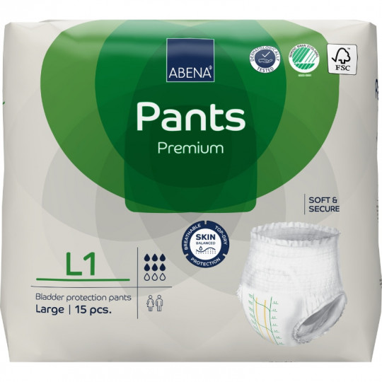 Culotte Absorbante ABENA Pants L1 - Incontinence urinaire adulte