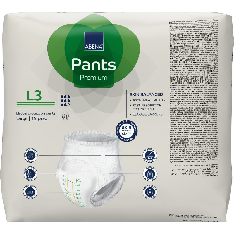 Mutande Assorbenti ABENA Pants Premium L3 - Comfort e Protezione