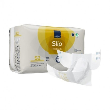 ABENA Slip Premium S2 - Paquet de 28 protections de jour.