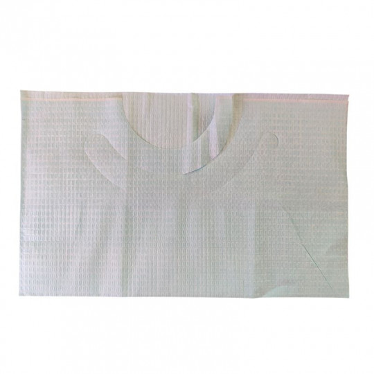 Bavoirs Jetables Adulte 3 Plis - Protection Absorbante et Imperméable