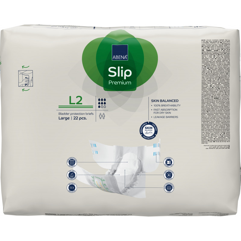 Abena Slip L2 - Pañal Completo para Incontinencia