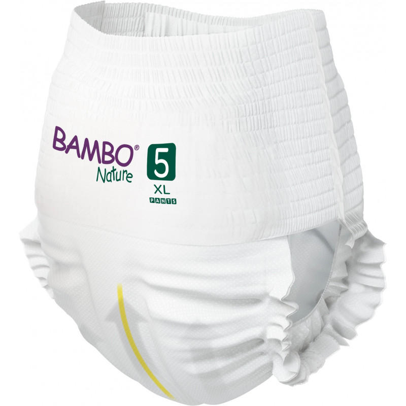 Pannolini a mutandina Bambo Nature T5 - 12 a 18 kg - Ecologici