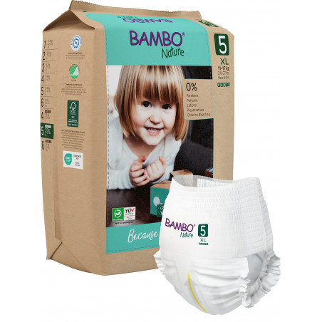 Bambo Nature Pants T5 - 26 to 40 lbs - Eco-Friendly