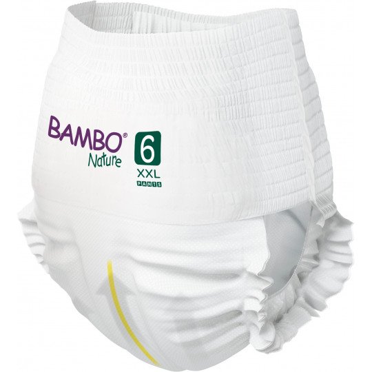 Pañales tipo pants Bambo Nature T6 - 16 a 30 kg - Ecológicos