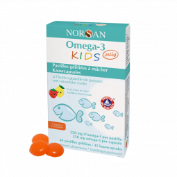 Olio Omega-3 Kids Norsan 150 ml – 1120 mg, Sapore Arancia