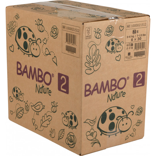 Pannolini Bambo Nature T2 - Protezione Eco-Friendly 3-6 kg