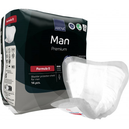ABENA Man Formula 0 - Protection anatomique pour homme 250 ml