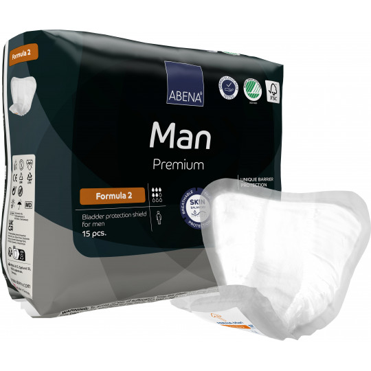 ABENA Man Formula 2 - Protection homme pour incontinence modérée 700 m