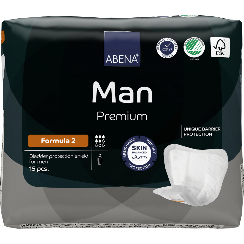 ABENA Man Formula 2 - Protection homme pour incontinence modérée 700 m