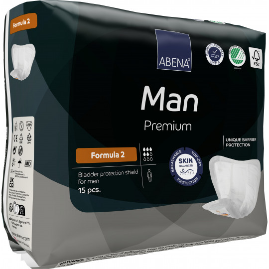 ABENA Man Formula 2 - Protezione maschile per incontinenza grave, 700