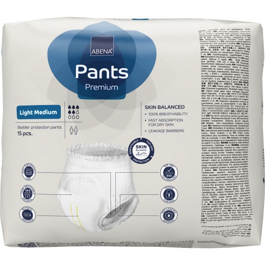 ABENA Pants Light M - Protection for light to moderate incontinence