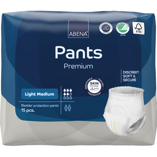 ABENA Pants Light M - Protection for light to moderate incontinence