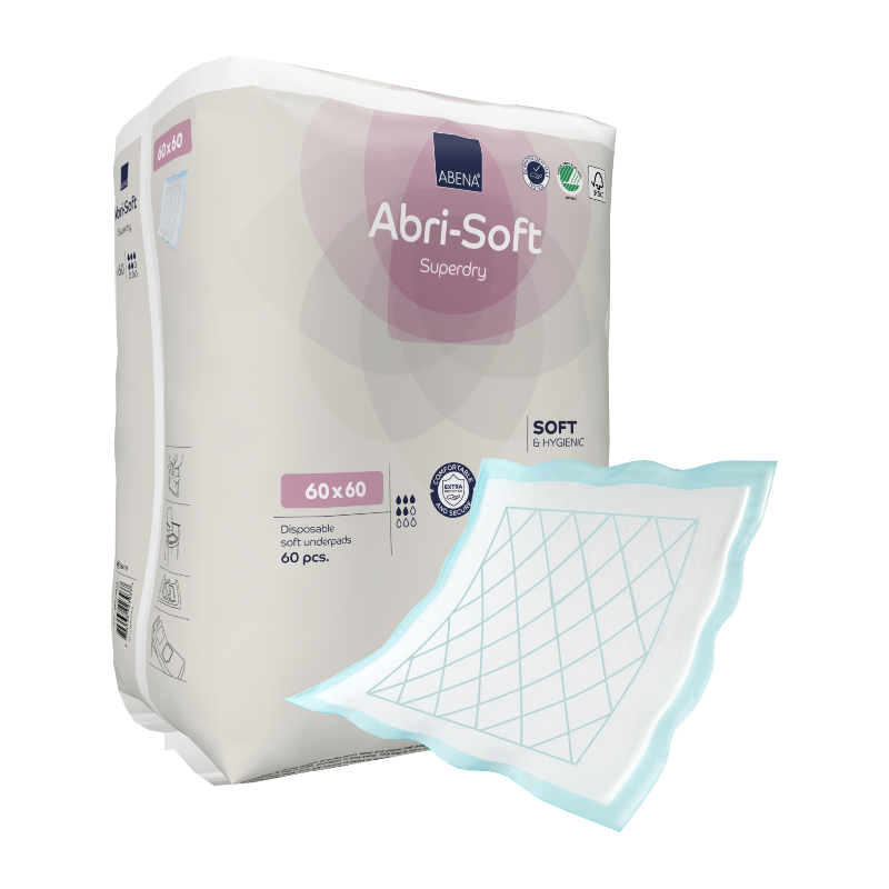 Abri-Soft Superdry 60x60 cm - Waterproof & 33.8 fl oz Absorption