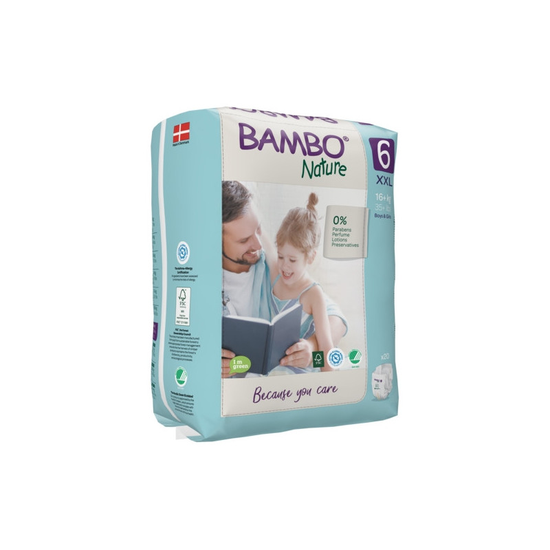 Couche éco-responsable Bambo Nature T6