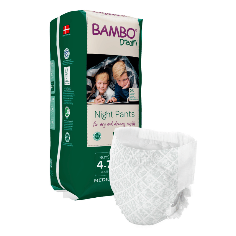 Mutandine da Notte Unisex Bambo Dreamy - Protezione 4-7 Anni